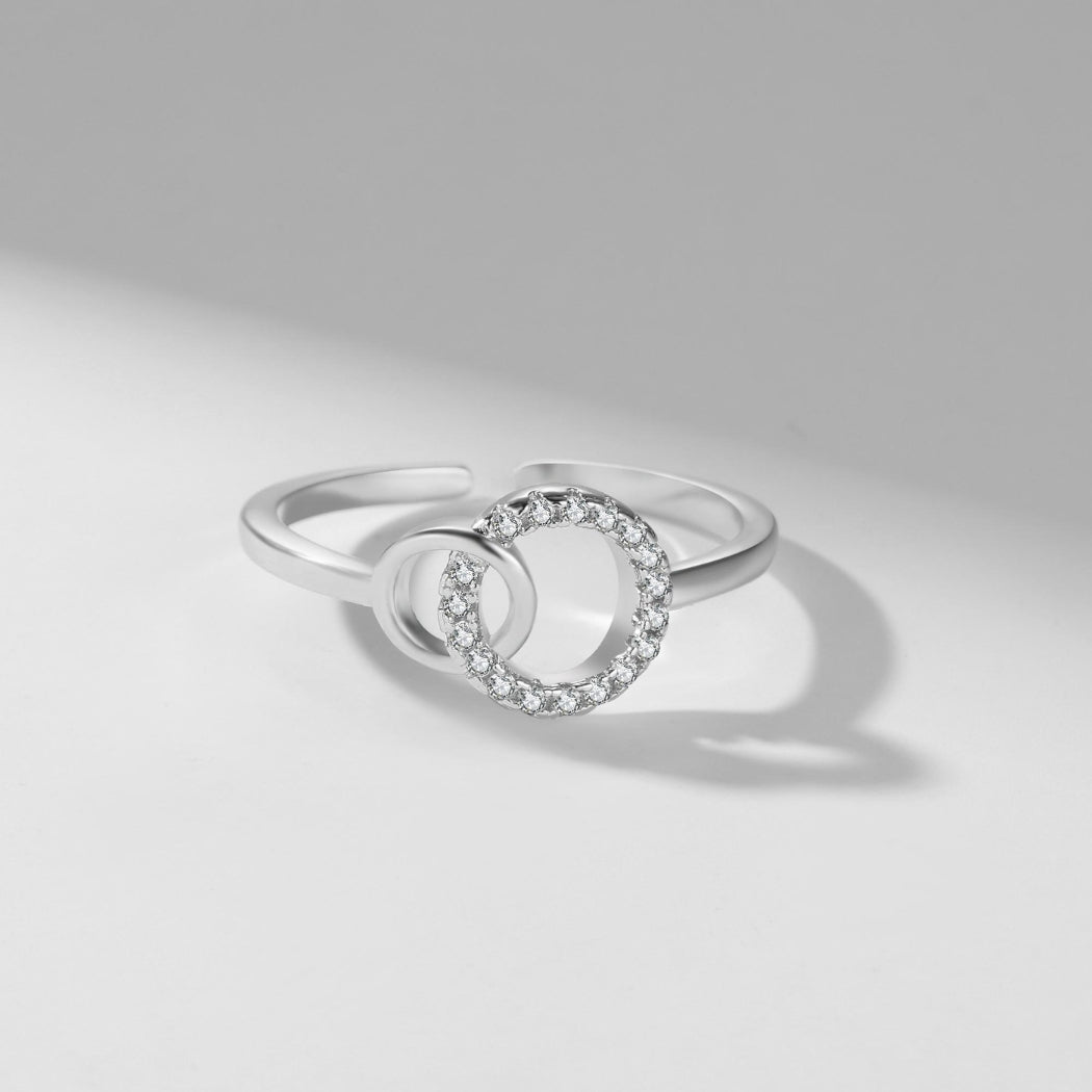 Mother Daughter Forever Linked Ring