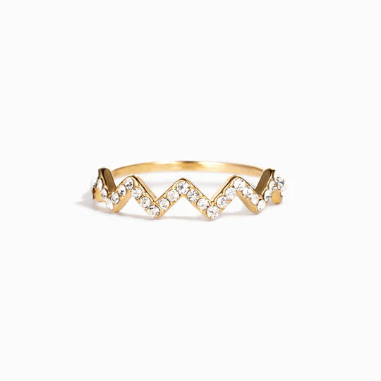 Highs and Lows Ring for Daughter with ‘Love from Mum’ Engraving Gift Set