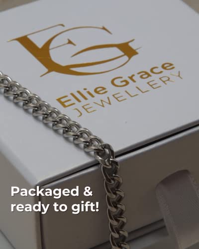 Cuban Link Chain Mens Stainless Steel Adjustable