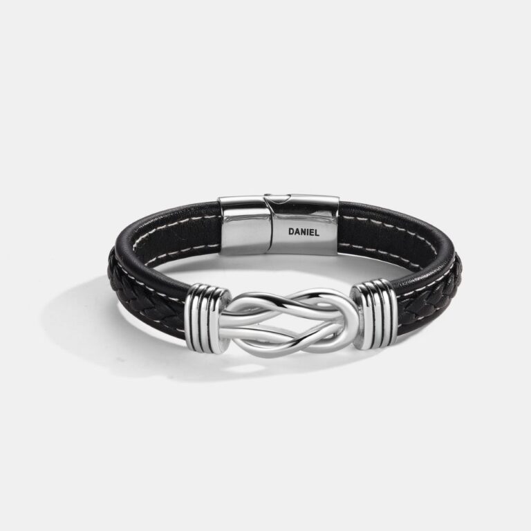 To My Grandson – Infinite Love Personalised Name Bracelet