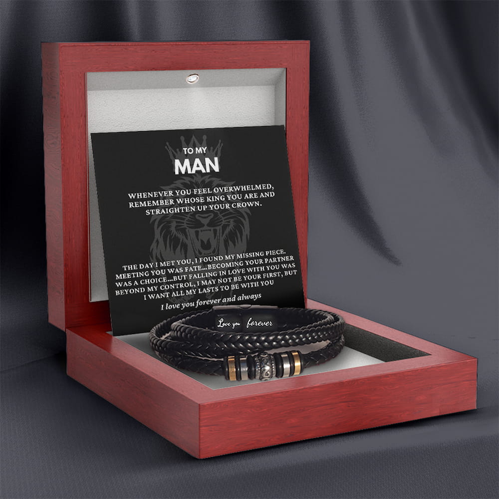 To My Man ‘Love You Forever’ Bracelet Gift Set