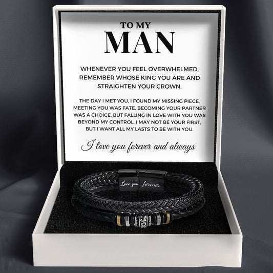 To My Man ‘Love You Forever’ Bracelet Gift Set