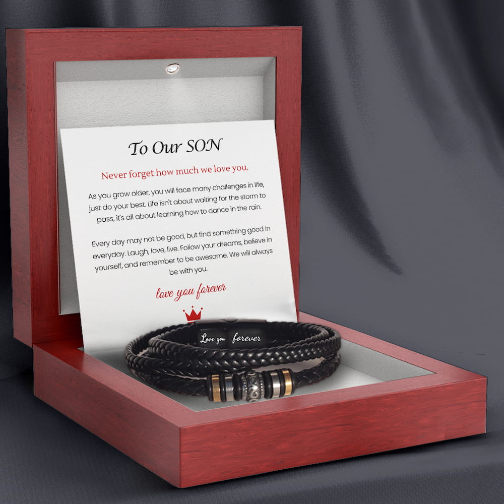 Mother And Son ‘Love You Forever’ Bracelet Gift Set