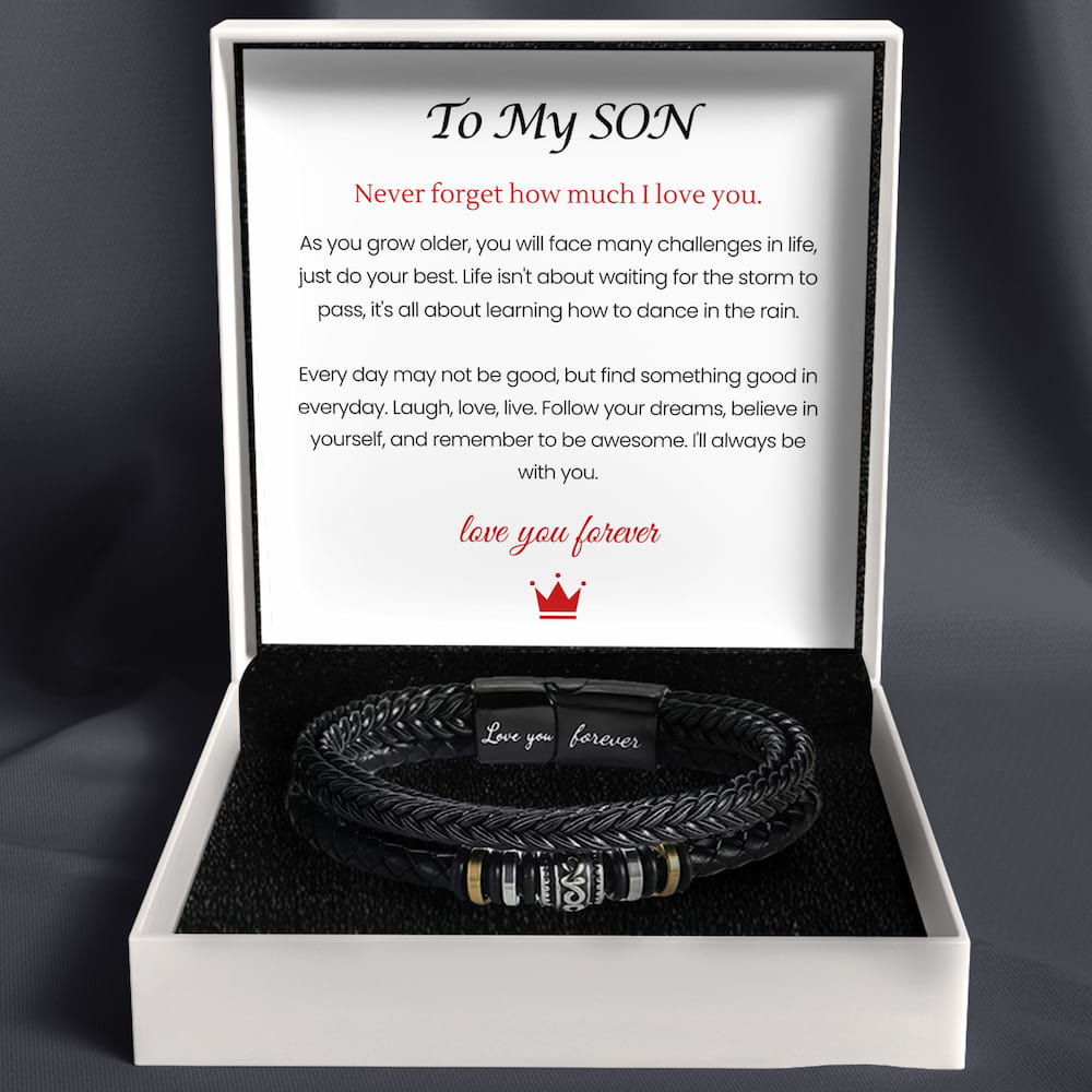 Mother And Son ‘Love You Forever’ Bracelet Gift Set