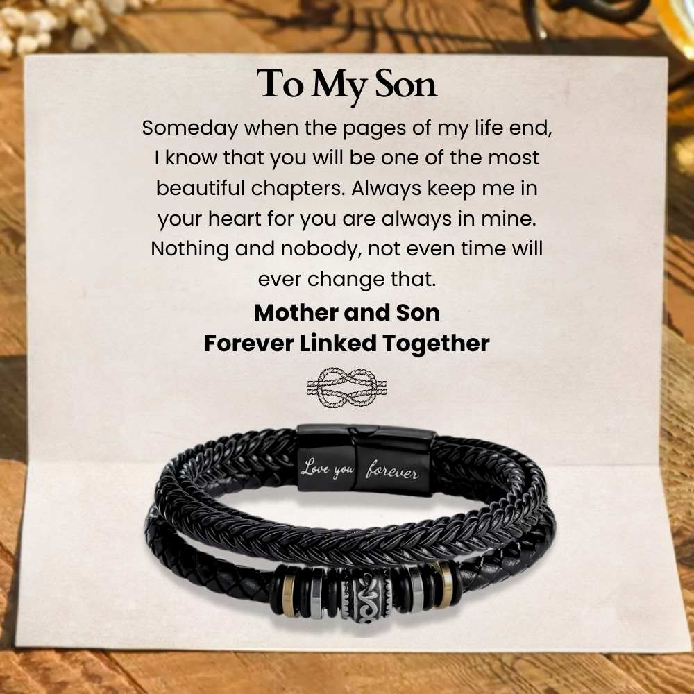 To My Son ‘Love You Forever’ Bracelet