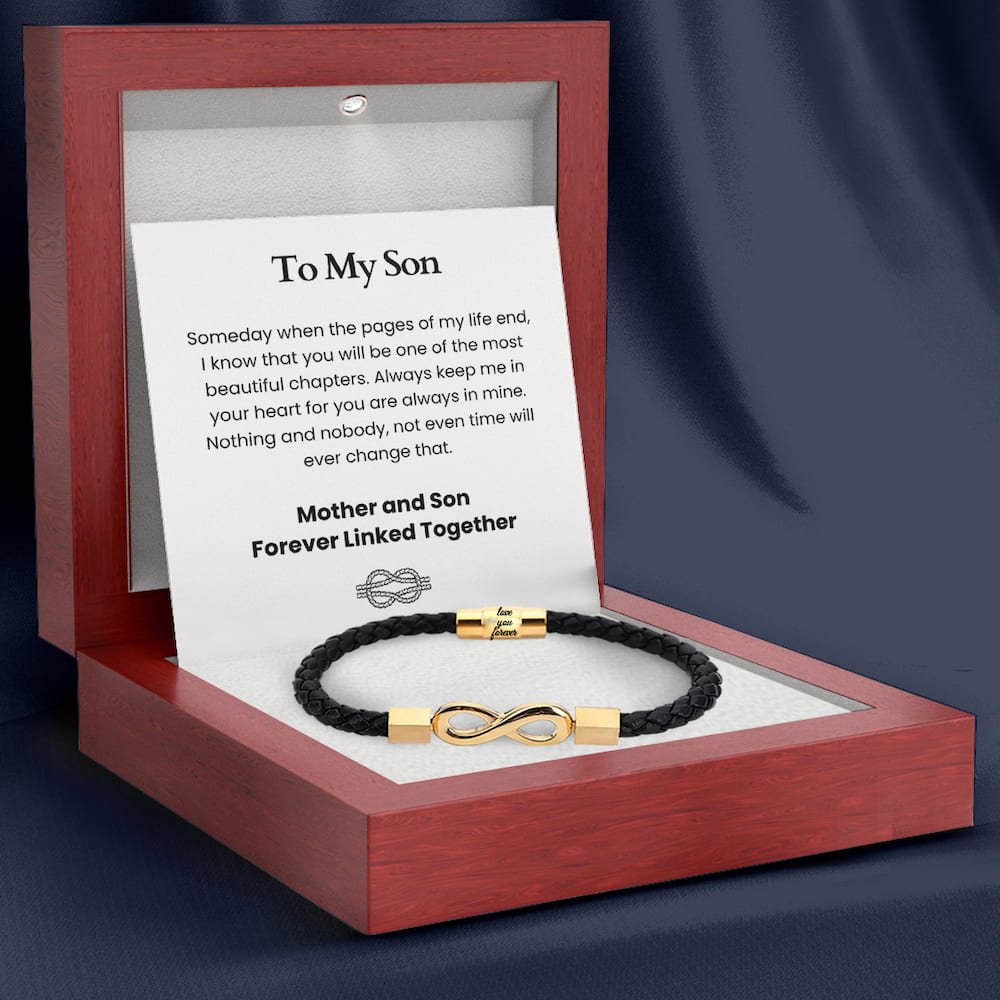 Mother And Son ‘Love You Forever’ Bracelet Gift Set