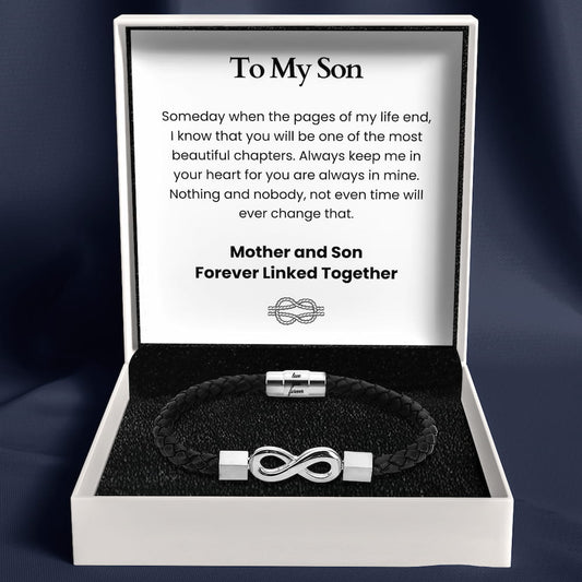Mother And Son ‘Love You Forever’ Bracelet Gift Set