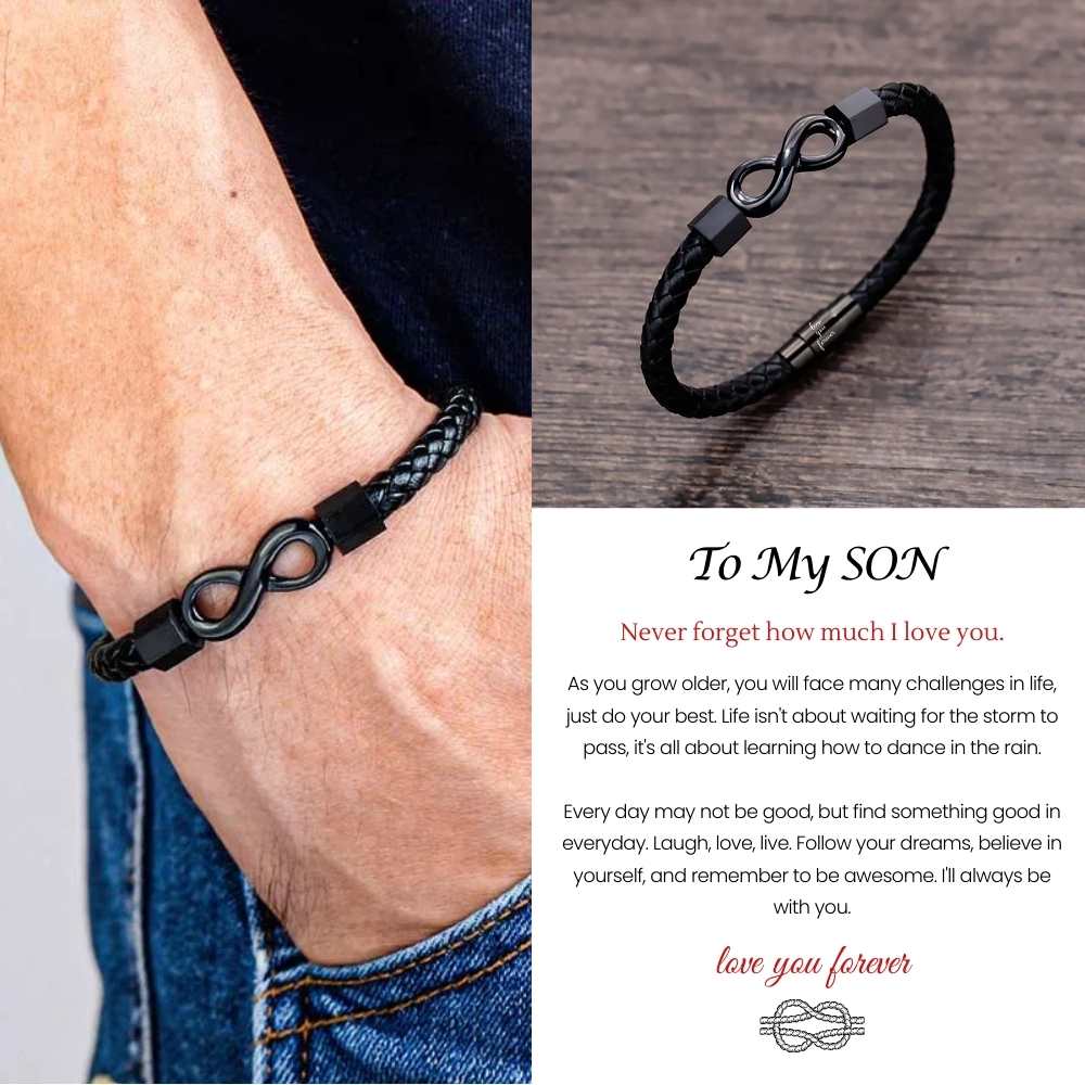 Mother And Son ‘Love You Forever’ Bracelet Gift Set