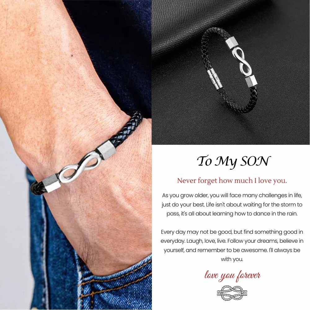 Mother And Son ‘Love You Forever’ Bracelet Gift Set