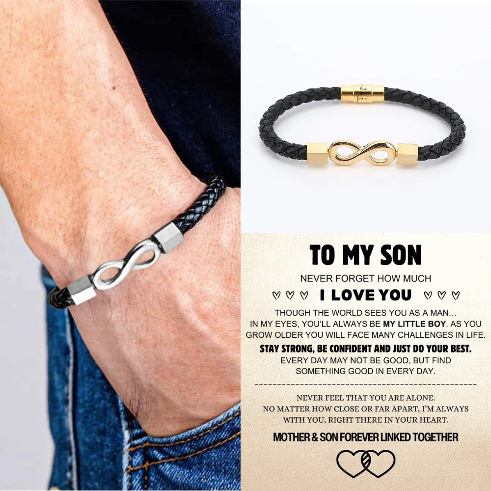 Mother And Son ‘Love You Forever’ Bracelet Gift Set