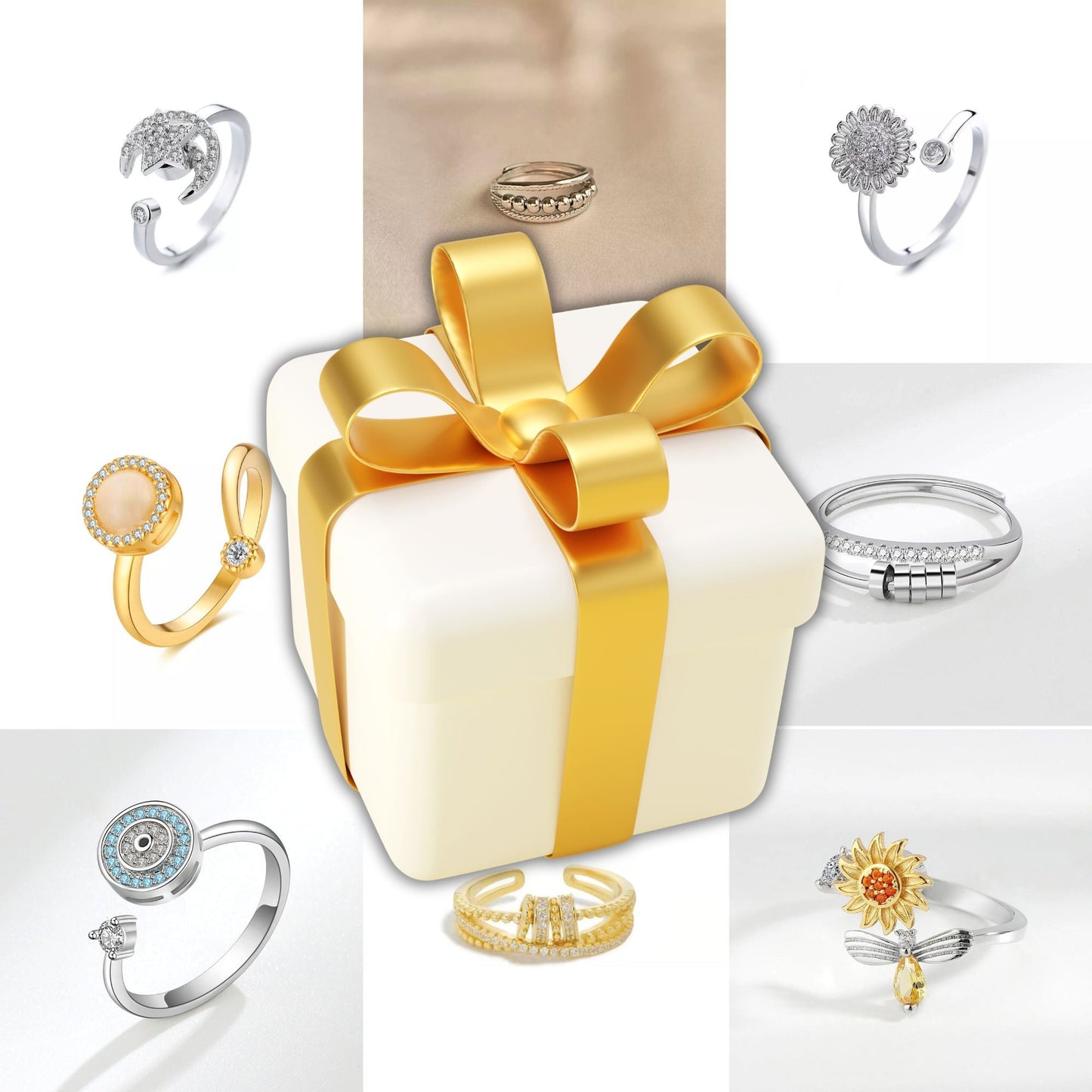Mystery Fidget Ring (Adjustable)
