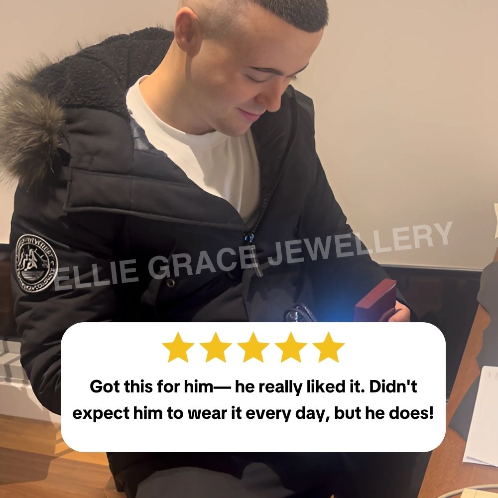 To My Man – Infinity ‘Love You Forever’ Personalised Name Bracelet