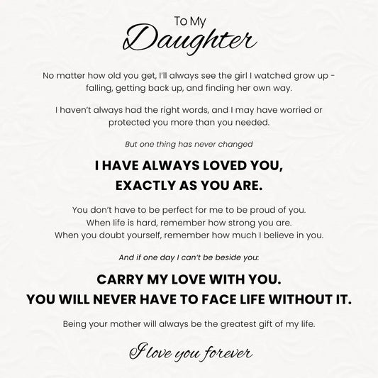 Forever Linked Bracelet For Daughter - 'I Have Always Loved You'