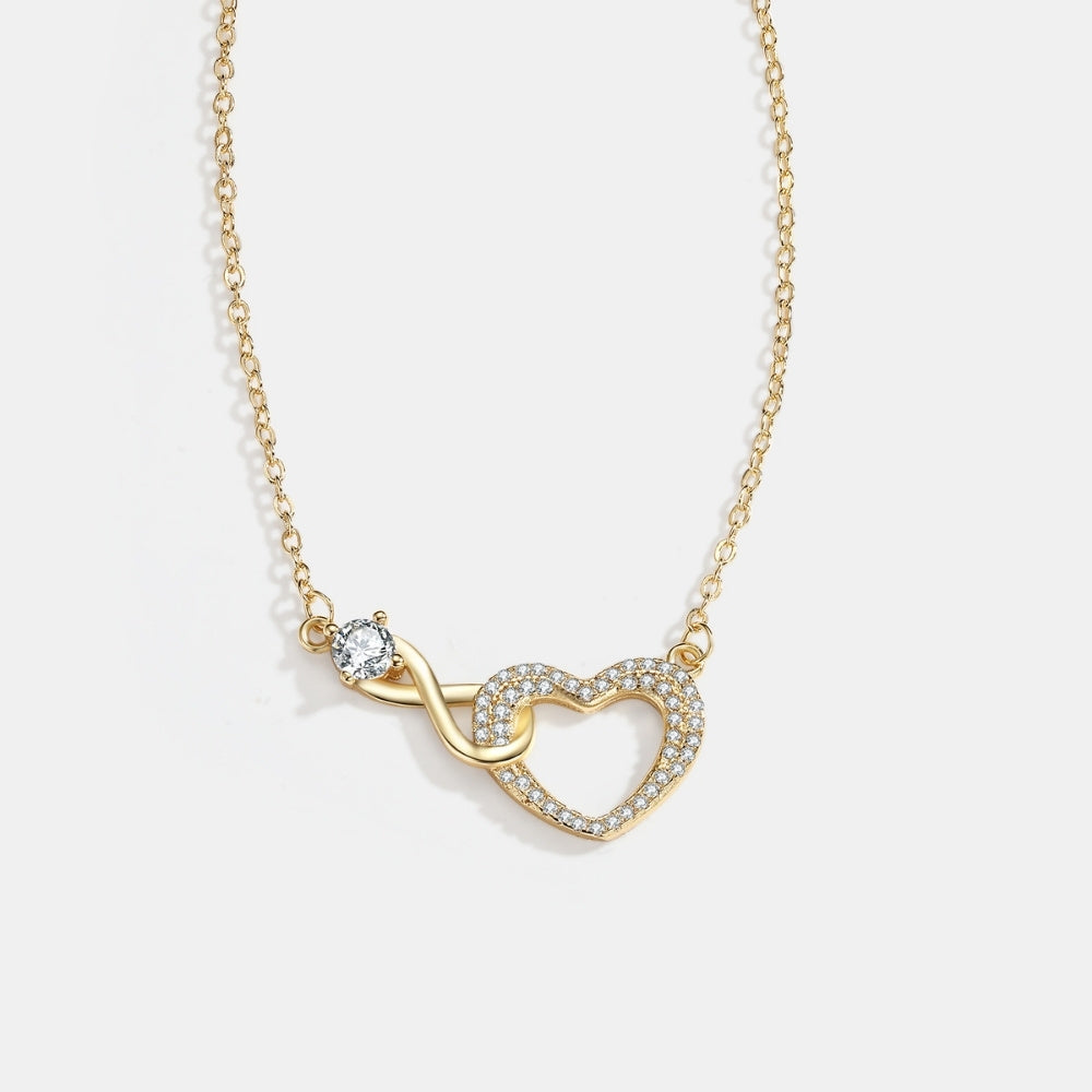 To My Mum – Infinity Heart Necklace & Card