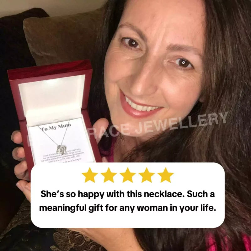 To The Best Mum In The World – Love Knot Necklace