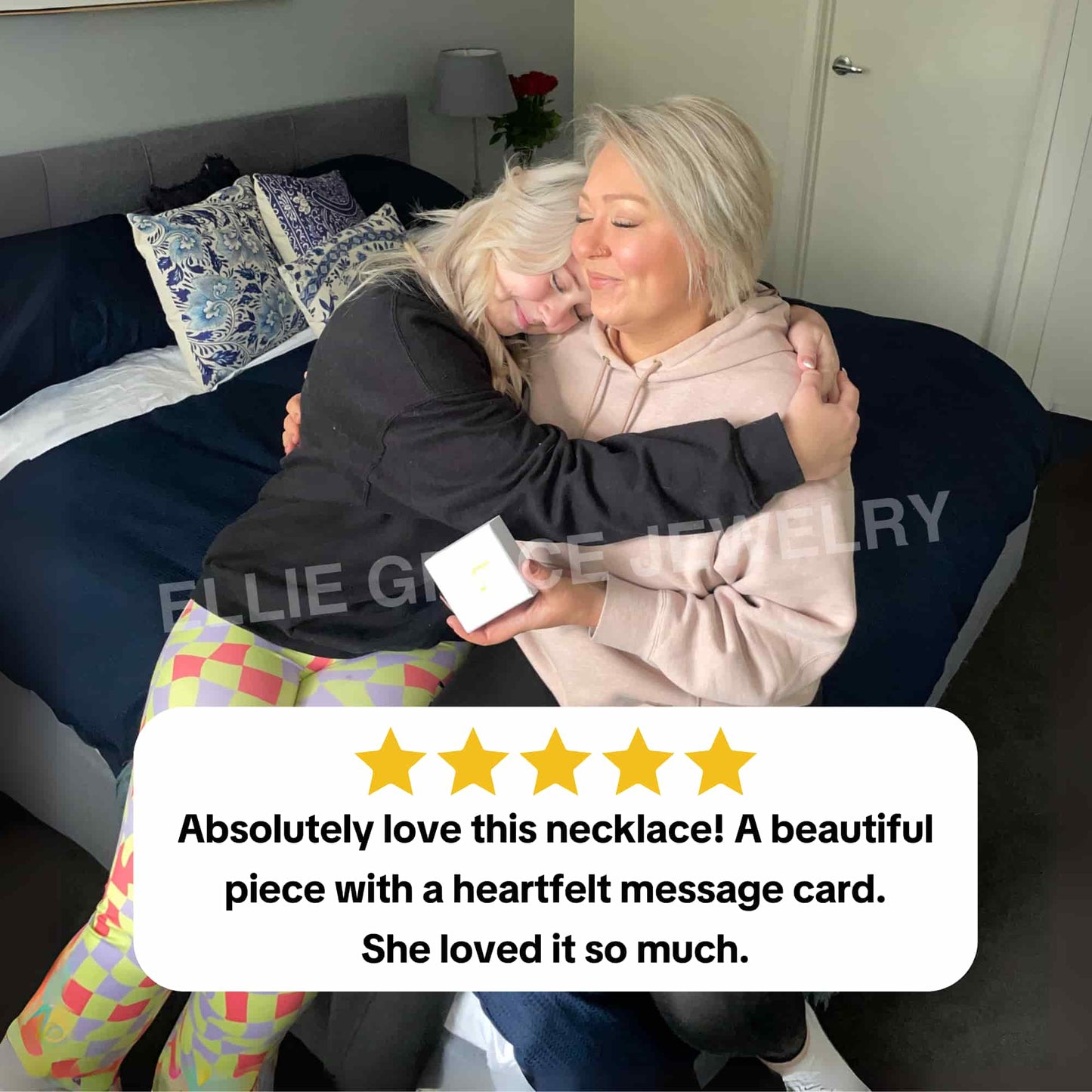 Dear Mum, Love your Son - Love Heart Necklace