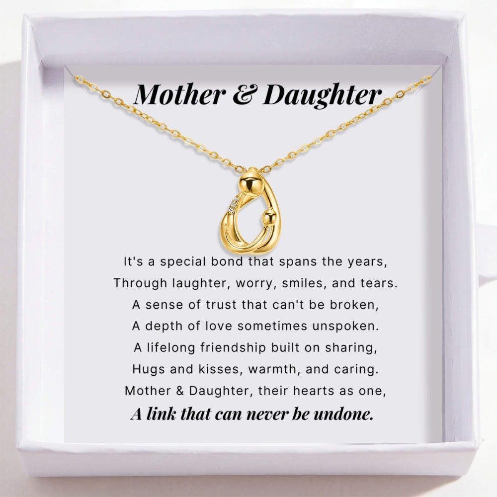 Mother Daughter – Hug Necklace