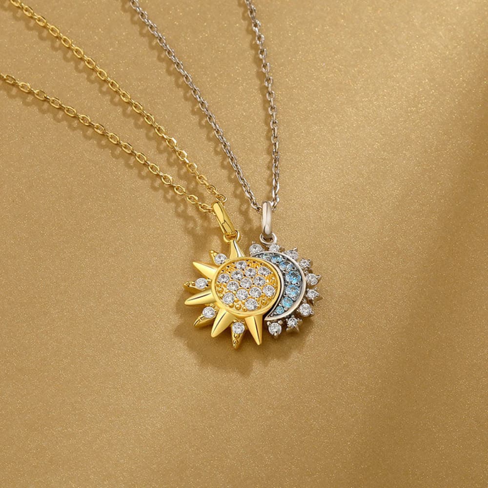 Sun and Moon Necklace For Mum