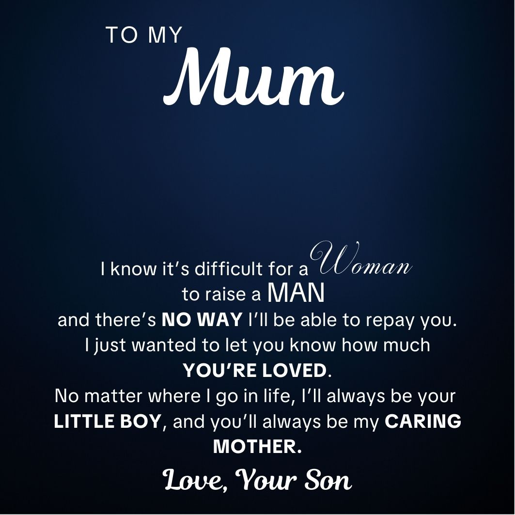 To My Mum – Infinity Heart Necklace & Card