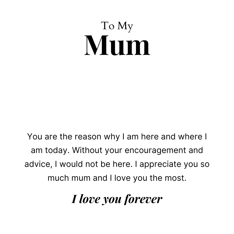 To Mum – Love Knot Necklace For Mum – You Are The Reason