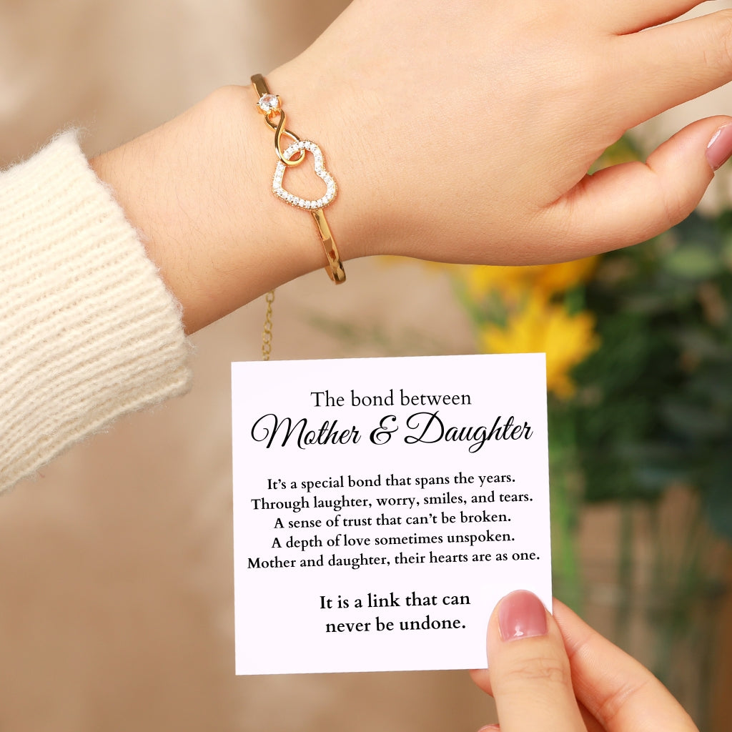 Mother Daughter – Infinity Heart Bracelet