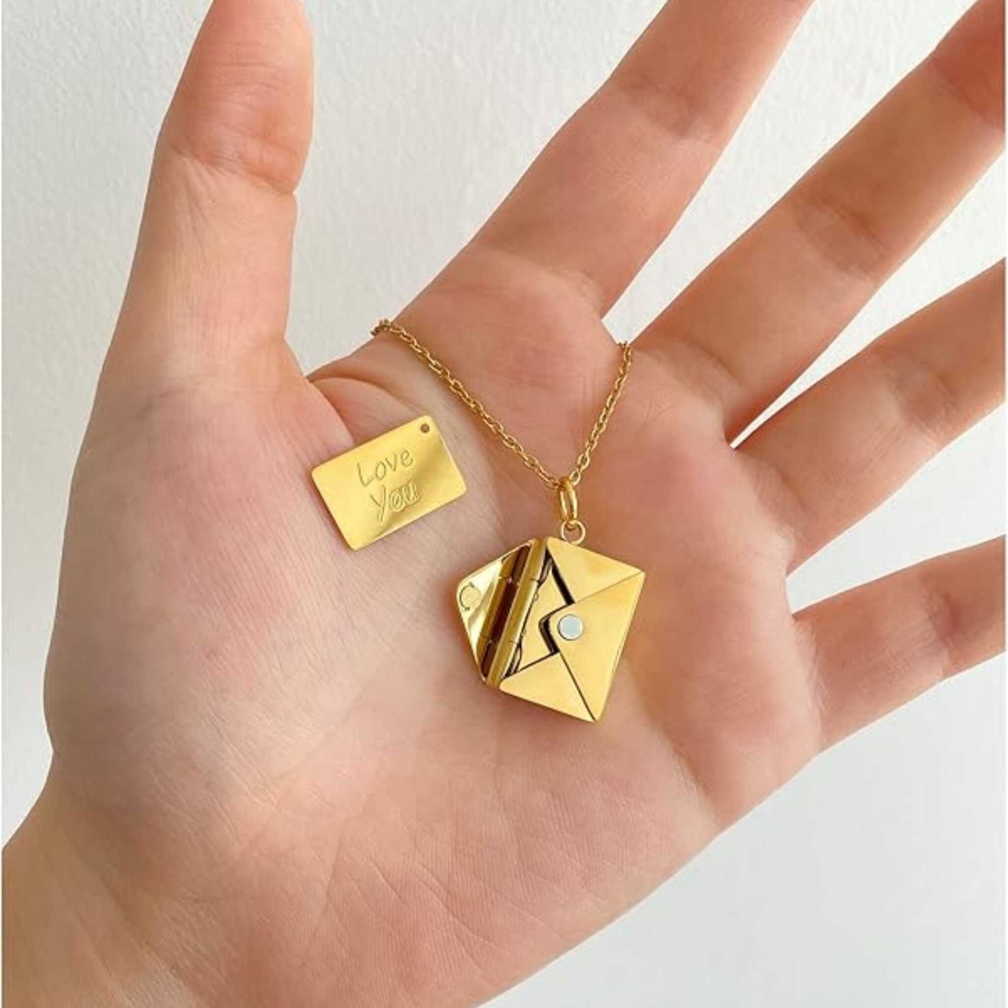 Love Letter Necklace & Card Gift Set