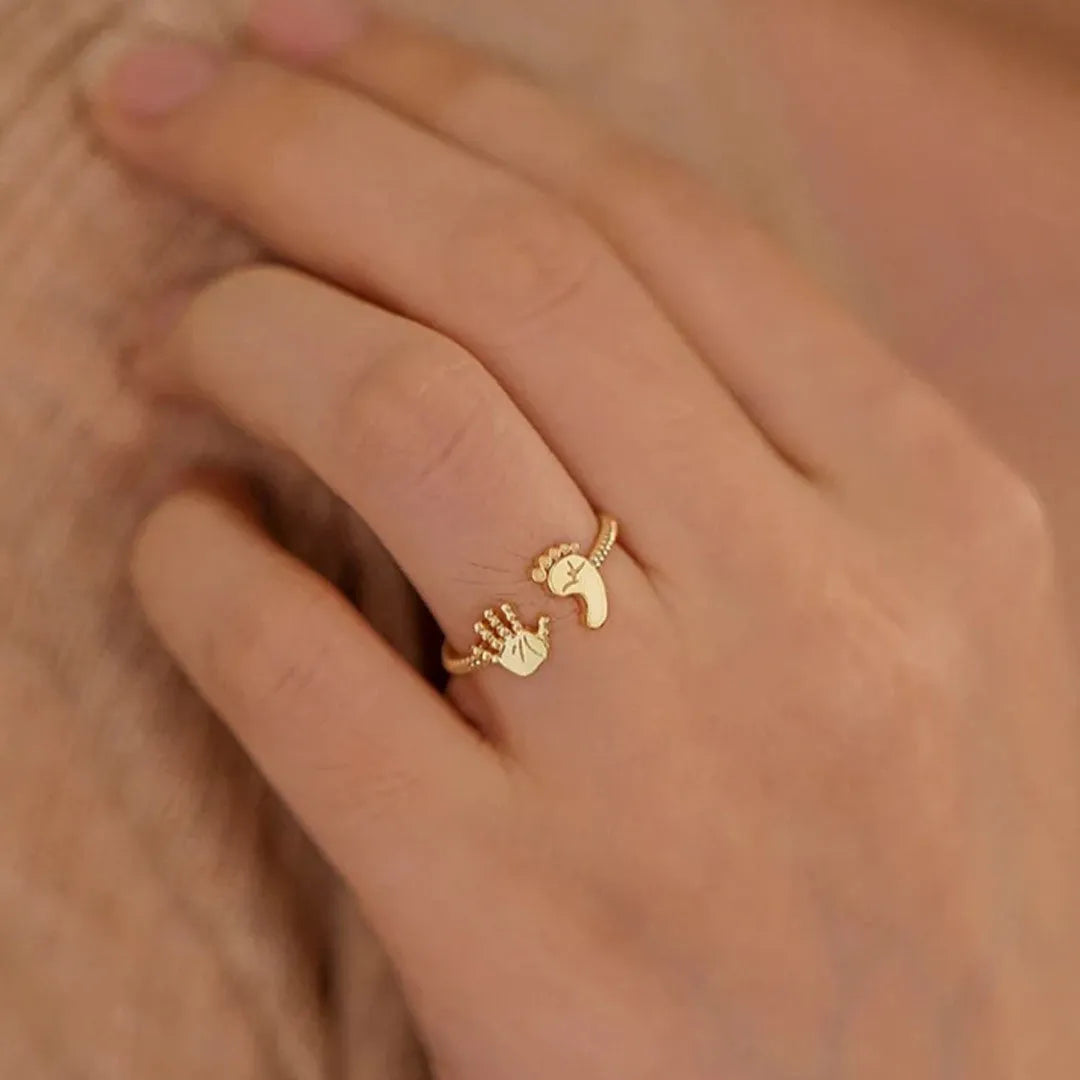 Mummy To Be Palm And Foot Ring