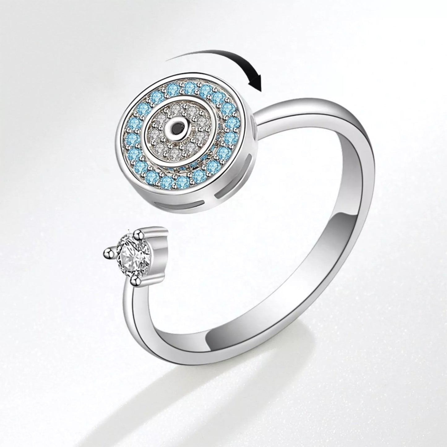 To My Daughter – Evil Eye Fidget Ring