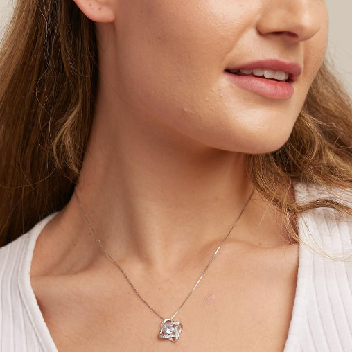 Love Knot Necklace For Mother-In-Law – Thank You, Mum