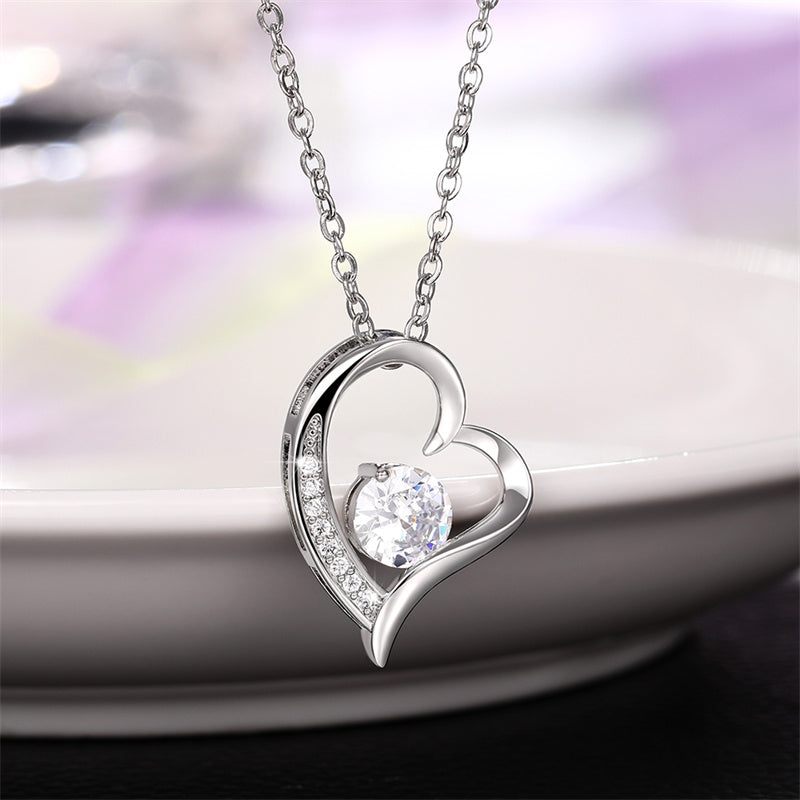 To My Mum – Love Heart Necklace – I Love You Forever