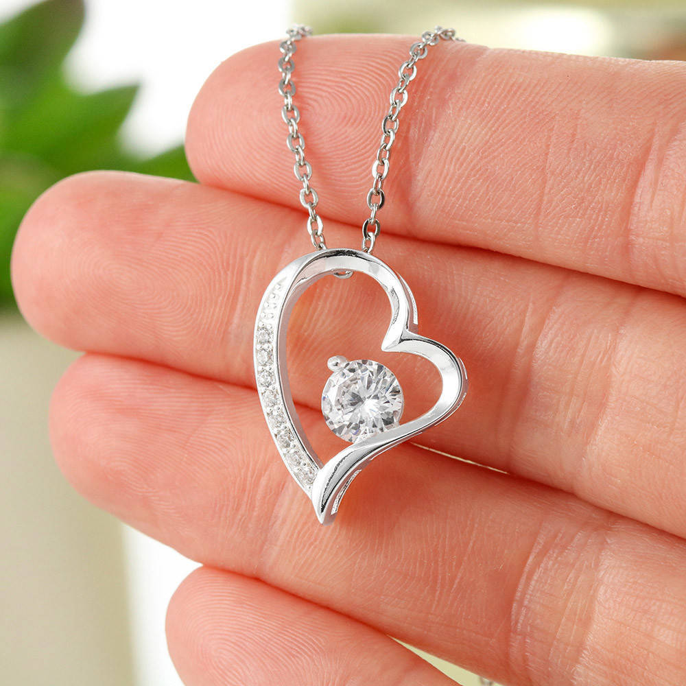 To My Mum – Love Heart Necklace – I Love You Forever