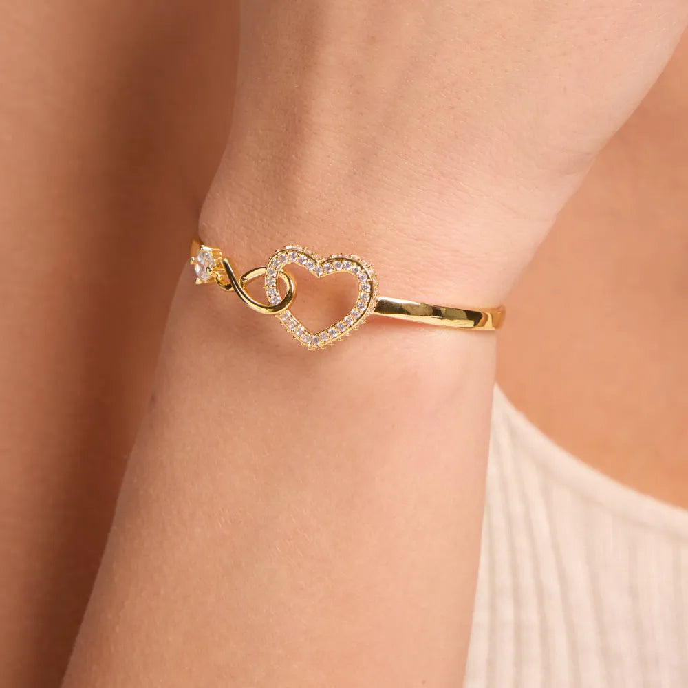 Infinity Love Heart Bracelet For Daughter