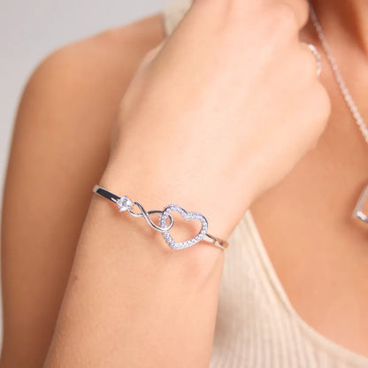Infinity Love Heart Bracelet For Daughter