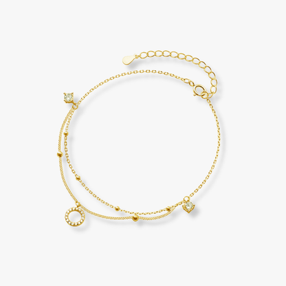 Crystal Circle Anklet