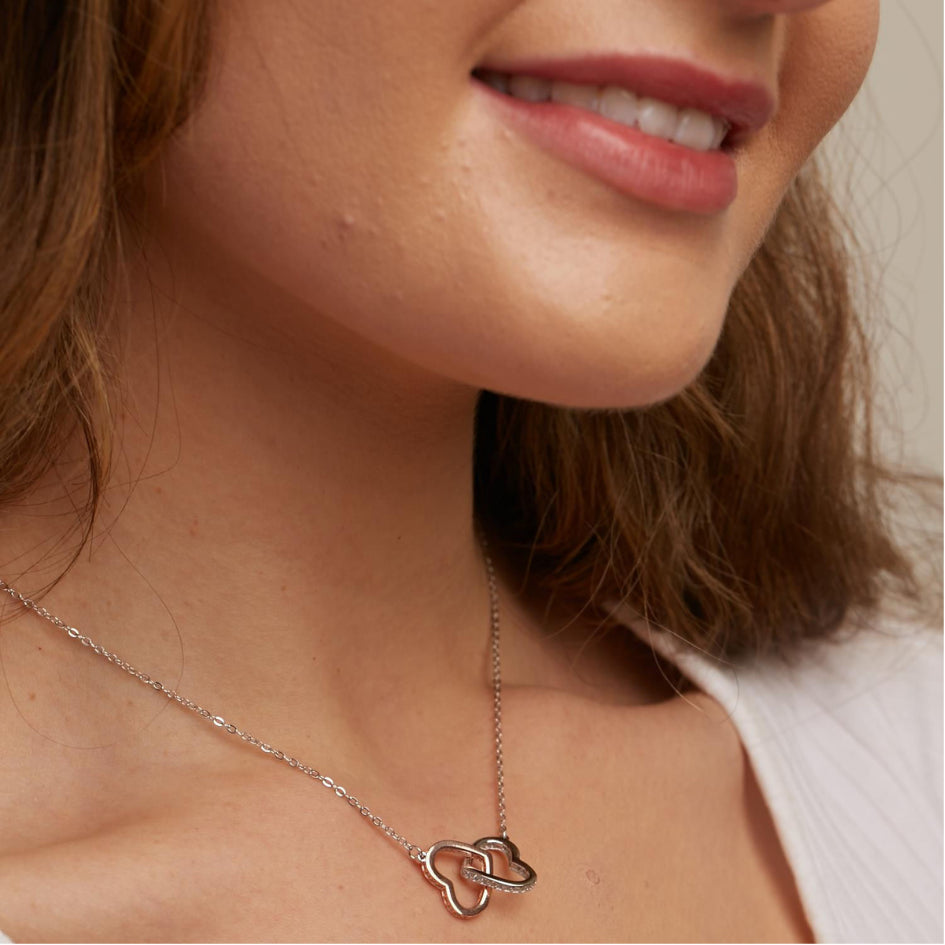 Interlocking Hearts Necklace