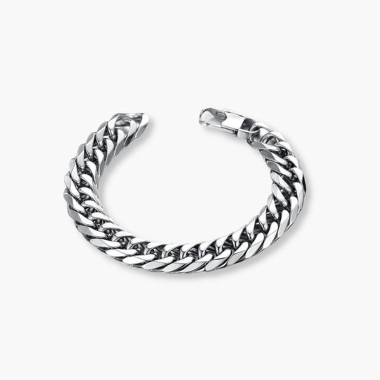 Mens Stainless Steel Cuban Chain Bracelet