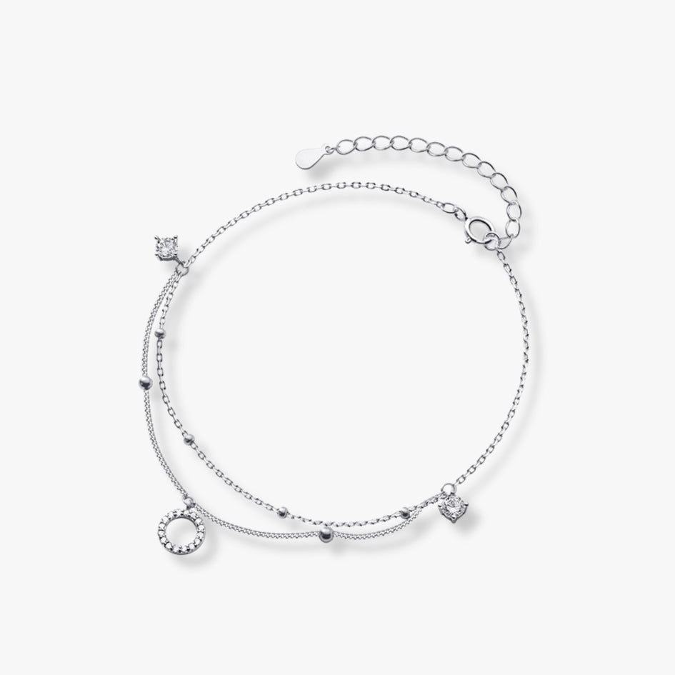 Crystal Circle Anklet