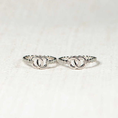 Mother and Daughter Forever Linked Together Ring