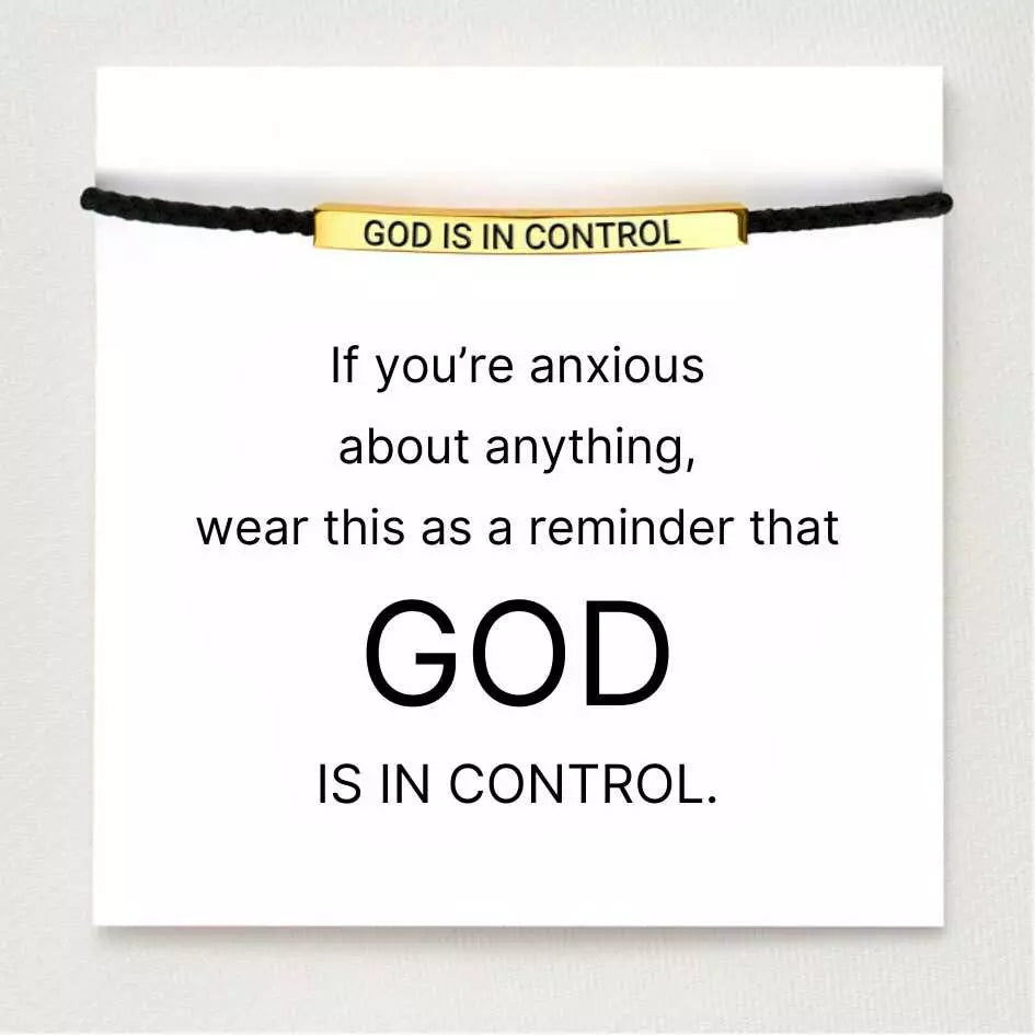 God is in Control Bracelet