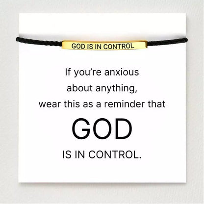 God is in Control Bracelet