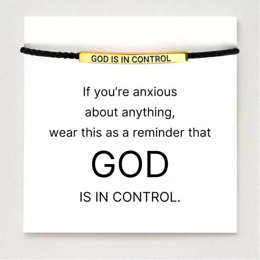 God is in Control Bracelet