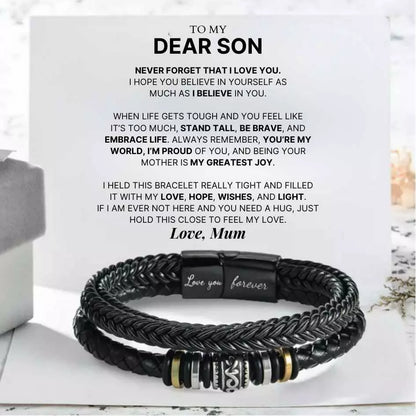 Mother And Son ‘Love You Forever’ Bracelet