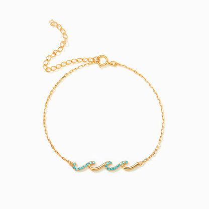 To My Sister – Triple Wave Friendship Matching Bracelet