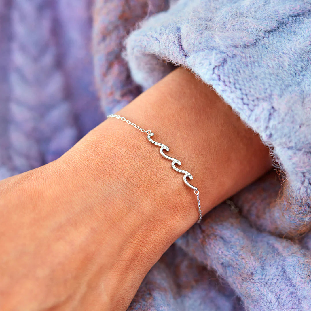 To My Sister – Triple Wave Friendship Matching Bracelet