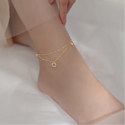 Crystal Circle Anklet