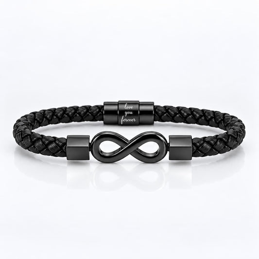 Mens ‘Love You Forever’ Infinite Knot Bracelet