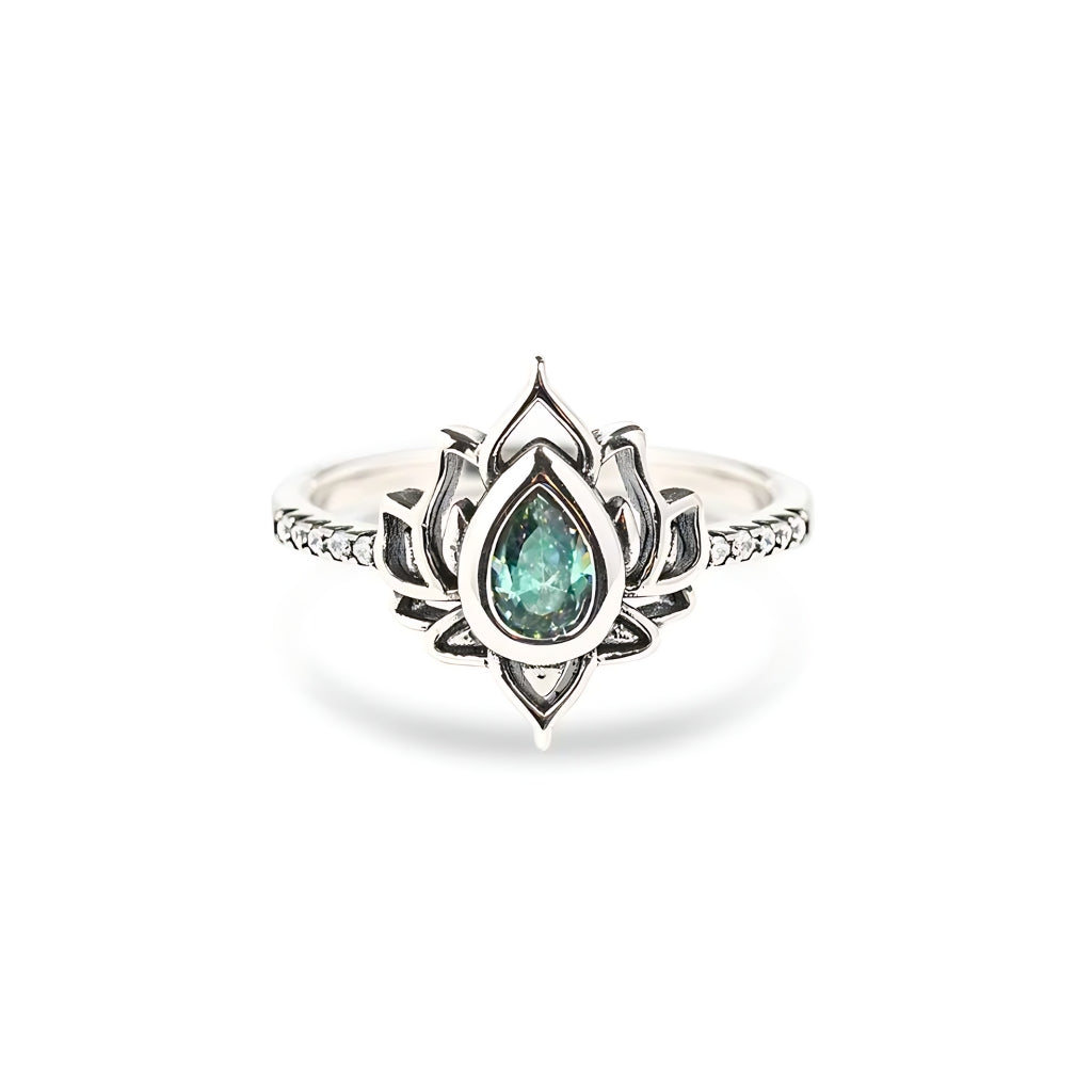 Mother & Warrior Lotus Ring