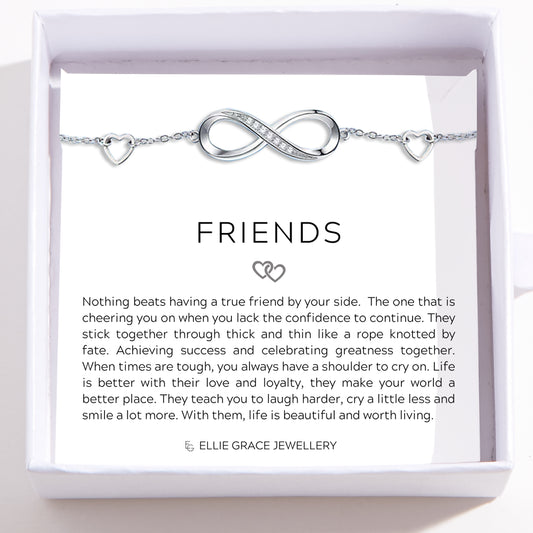 Infinite Love Bracelet For Best Friend – Friendship Bracelet – Nothing Beats A Friend Like You