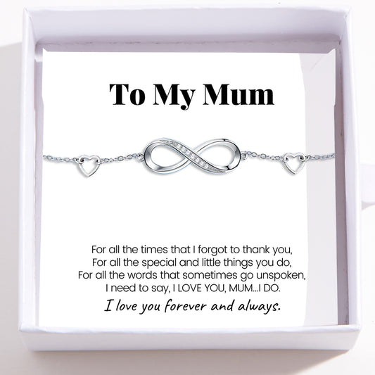 Infinite Love Bracelet For Mum – I Love You Forever