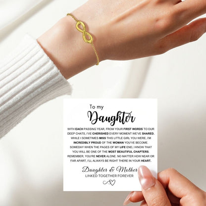 Infinity Name Bracelet for Daughter